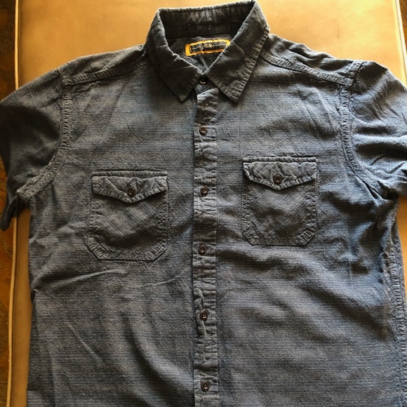 Paper, Denim and Cloth Short Sleeve Shirt - Picture 1 of 4